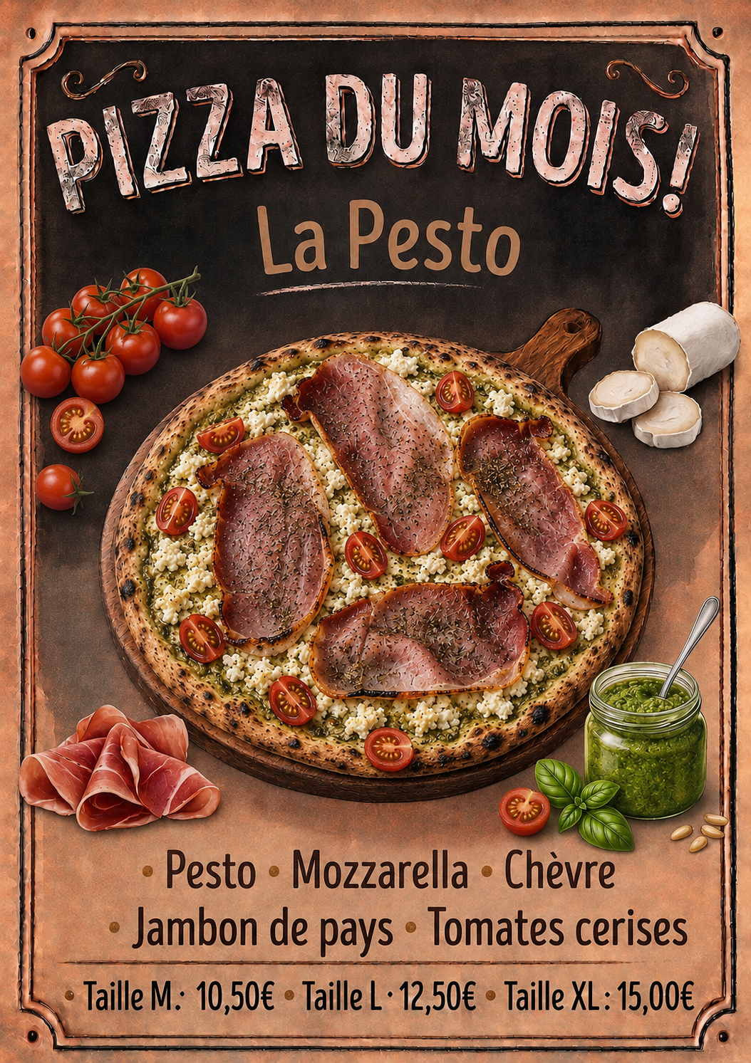 Pizza du mois — Pizz'à Dun